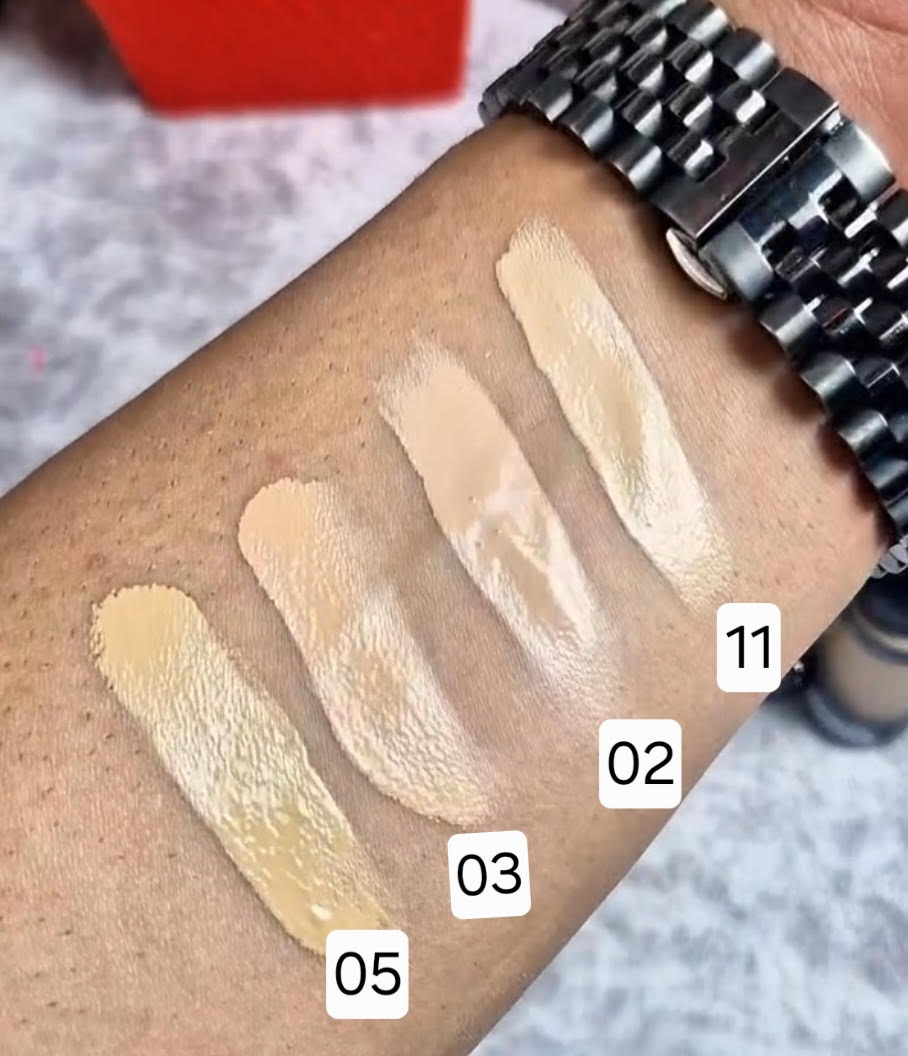 emillie foundation colors