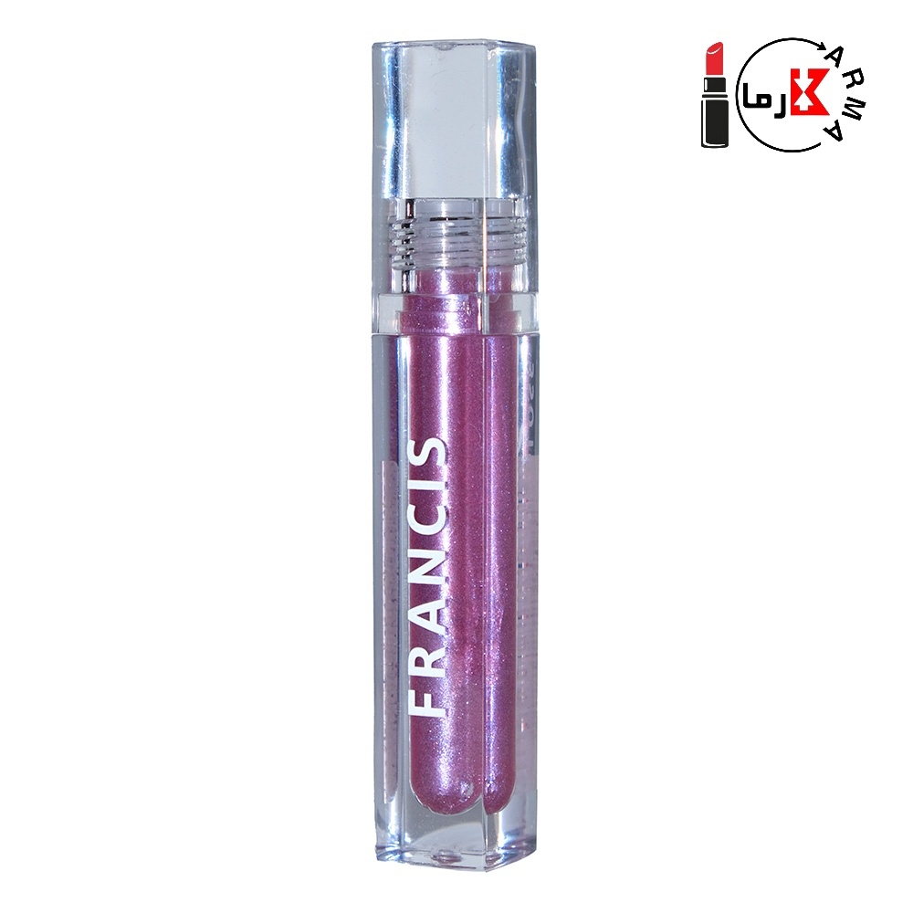  برق لب اولترا شاین فرانسیس شماره 111 با درخشش کریستالی و آینه‌ای بافت ژلی مرطوب‌کننده