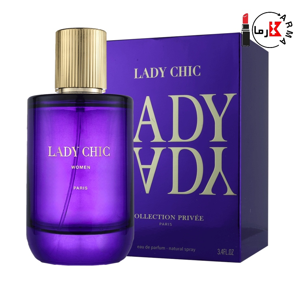  ادوپرفیوم زنانه جیپارلیس لیدی شیک Geparlys Lady Chic حجم ۱۰۰ میلی‌لیتر