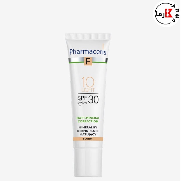  فلوئید درمو فاندیشن مات‌کننده فارماسریز F شماره 10 لایت با SPF 30