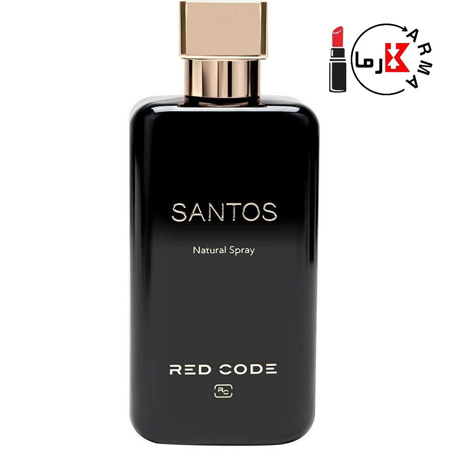  عطر ادکلن مردانه ردکد سانتوس Red Code Santos Eau de Parfum حجم ۱۳۰ میلی‌لیتر با رایحه خنک و ادویه‌ای2
