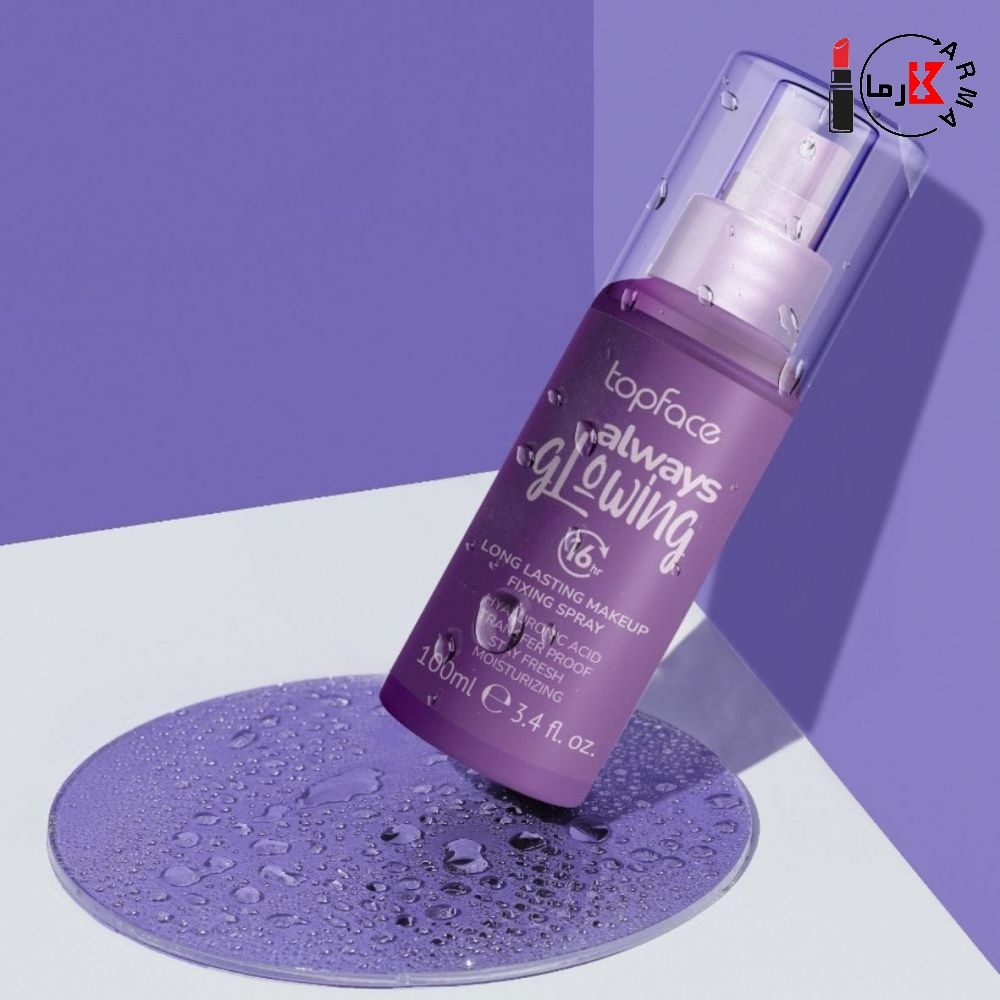  اسپری فیکس درخشان کننده تاپ فیس مدل Always Glowing حجم ۱۰۰ میلی‌لیتر
