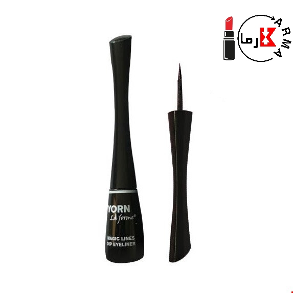 خط چشم ماژیکی مجیک یورن با نوک نمدی و رنگ مشکی مات