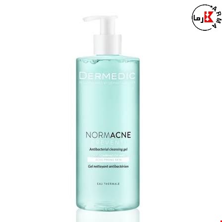 ژل شست‌وشوی آنتی‌باکتریال پوست چرب نورماکن درمدیک ۵۰۰ میل | Dermedic Normacne Antibacterial Cleansing Gel 500ml