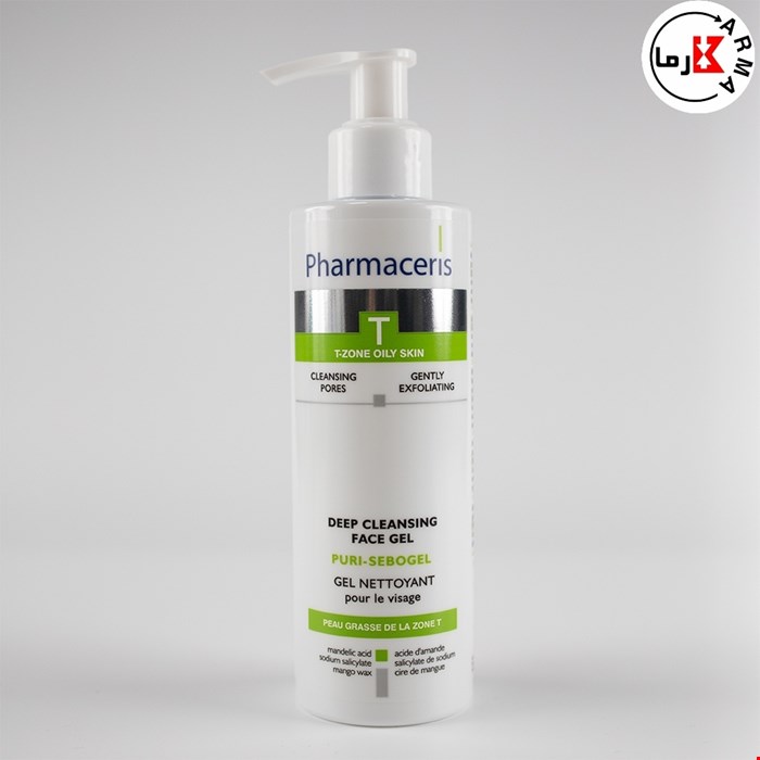 ژل شست‌وشوی عمیق فارماسریز T پیوری سبوژل | Pharmaceris T Puri-Sebogel Deep Cleansing Face Gel