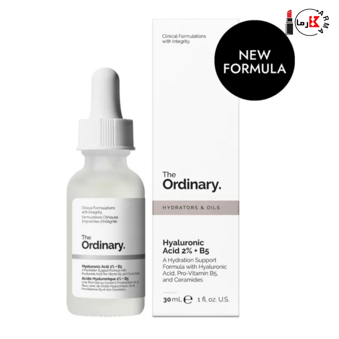 سرم آبرسان هیالورونیک اسید اوردینری |  The Ordinary Hyaluronic Acid 2% + B5