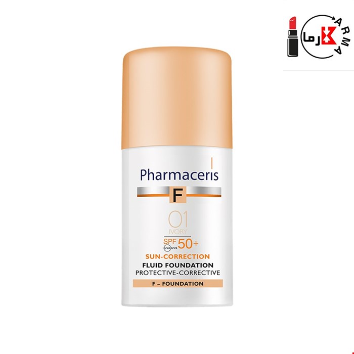 ضدآفتاب +SPF50 شماره 1 فارماسریز | Fluid Foundation With SPF50+ Pharmaceris