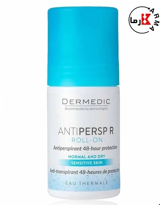 رول ضدتعریق ۴۸ ساعته درمدیک Antipersp R | DERMEDIC Antipersp R Roll-On