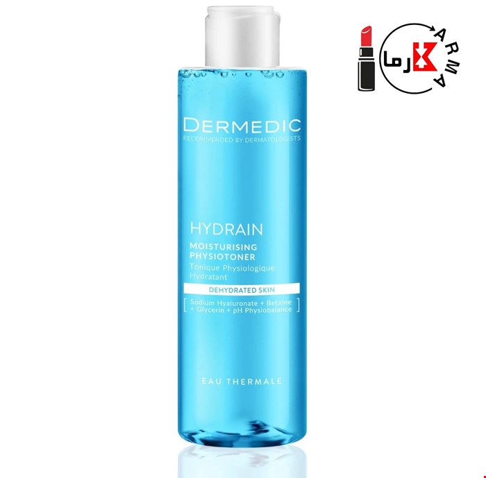 تونر آبرسان و تسکین دهنده هیدرئین ۳ درمدیک 200 میل | Dermedic Hydrain3 Toner 200ml