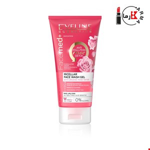 ژل میسلار شستشوی صورت گل رز فیس مد اولاین ۱۵۰ میل | Eveline Facemed 150ml