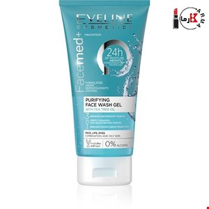 ژل شستشوی روغن درخت چای ۳ در ۱ فیس مد اولاین ۱۵۰ میل | Eveline Facemed 150ml