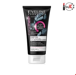 ژل شستشوی کربن فعال ۳ در ۱ فیس مد اولاین ۱۵۰ میل | Eveline Facemed 150ml