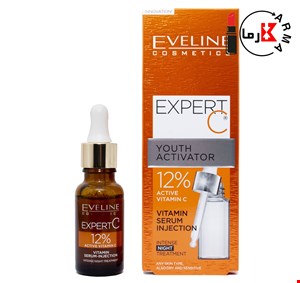 سرم روشن کننده و جوان کننده ویتامین C اولاین | eveline vitamine c expert 12 percent